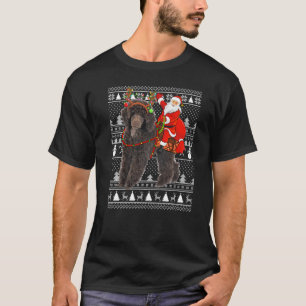 Camiseta Toy Poodle Dog Santa Riding Toy Poodle Ugly Chris