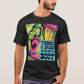 Camiseta Toy Story Woodyhay una serpiente en mi bota tira c