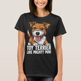 Camiseta Toy Terrier Love Mighty Mini Perro