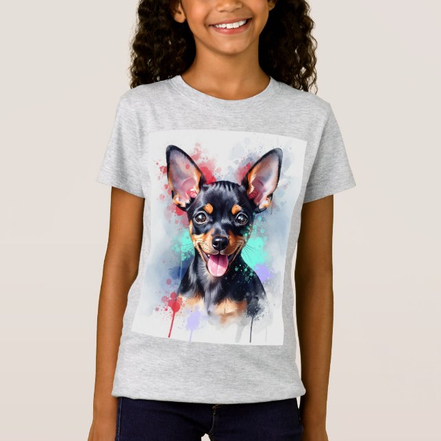 Camiseta Toy Terrier Puppy de Natasha Us (Anverso)
