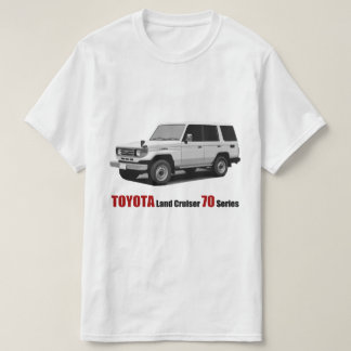 Camiseta Toyota aterriza la serie HZJ77 del crucero 70