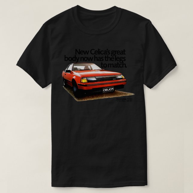 CAMISETA TOYOTA CELICA (Diseño del anverso)