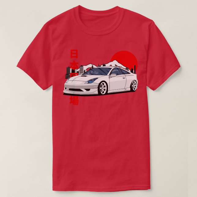 Camiseta Toyota Celica gts st231 zzt230231 (Diseño del anverso)
