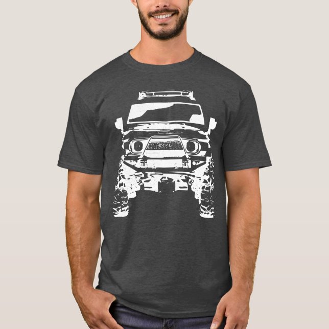 Camiseta Toyota FJ Cruiser classic japanes car jdm 44 retro (Anverso)