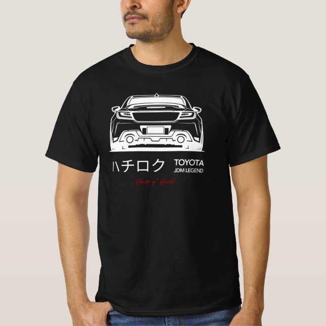 Camiseta Toyota GR86 Leyenda JDM – Casa de Hachi (Anverso)