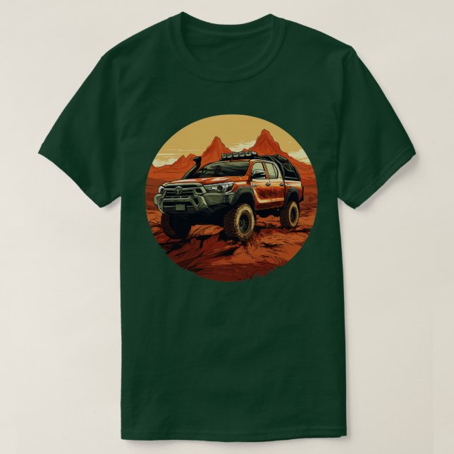Camiseta Toyota Hilux (Diseño del anverso)