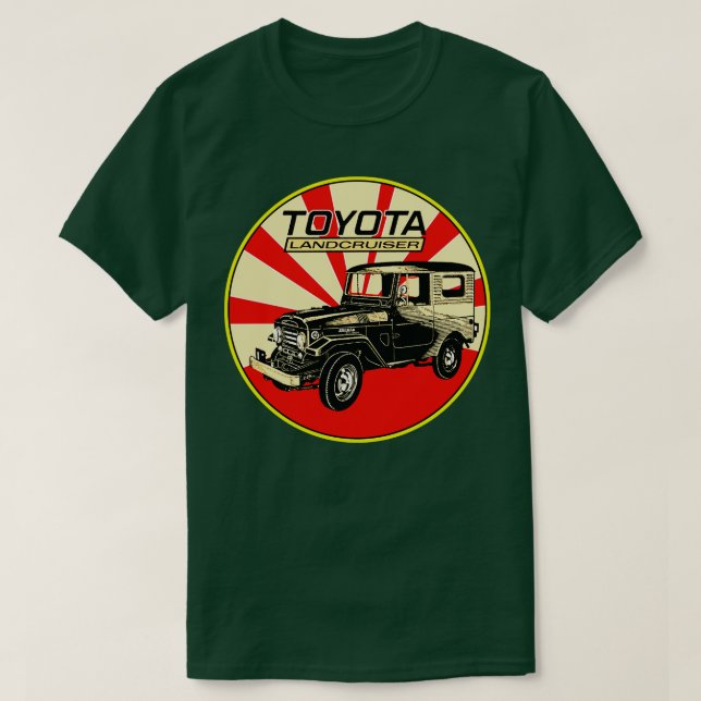 Camiseta Toyota Land Cruiser (Diseño del anverso)