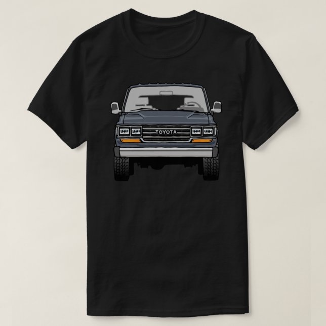 Camiseta Toyota Land Cruiser FJ60 Classic T-Shirt.png (Diseño del anverso)