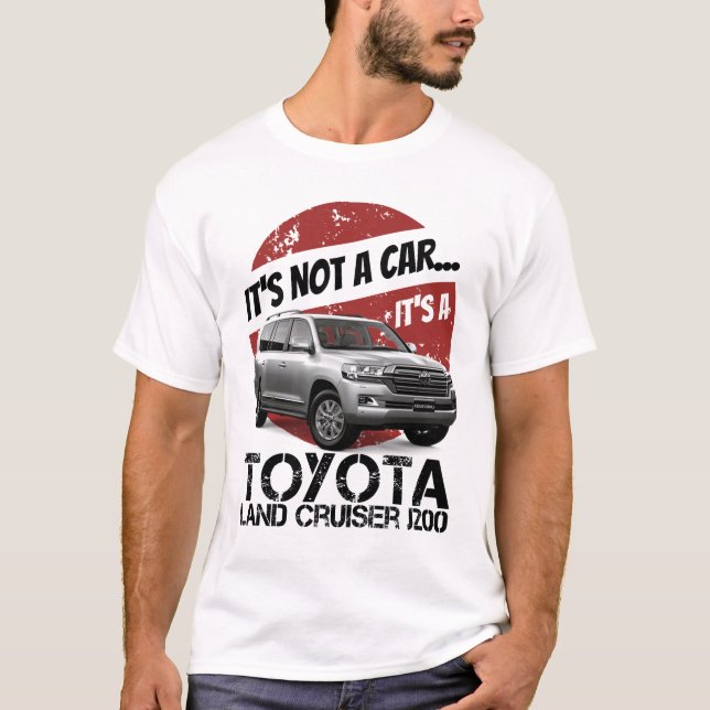 Camiseta Toyota Land Cruiser J200 Off-Road Car (Anverso)