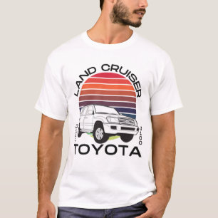 Camiseta Toyota Land Cruiser Retro J100 Off-Road Car Retro