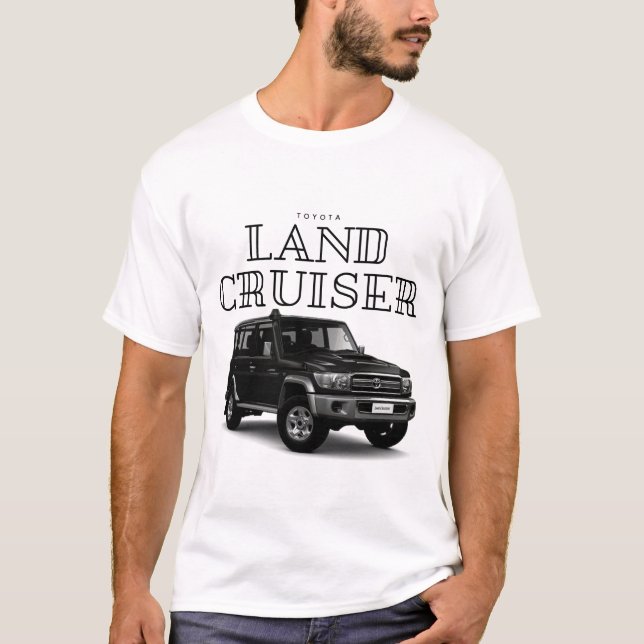 Camiseta Toyota Land Cruiser VDJ76 Off-Road Car (Anverso)