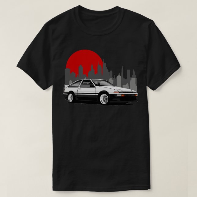 Camiseta Toyota Levin Ae86 Hachiroku 19831987 (Diseño del anverso)