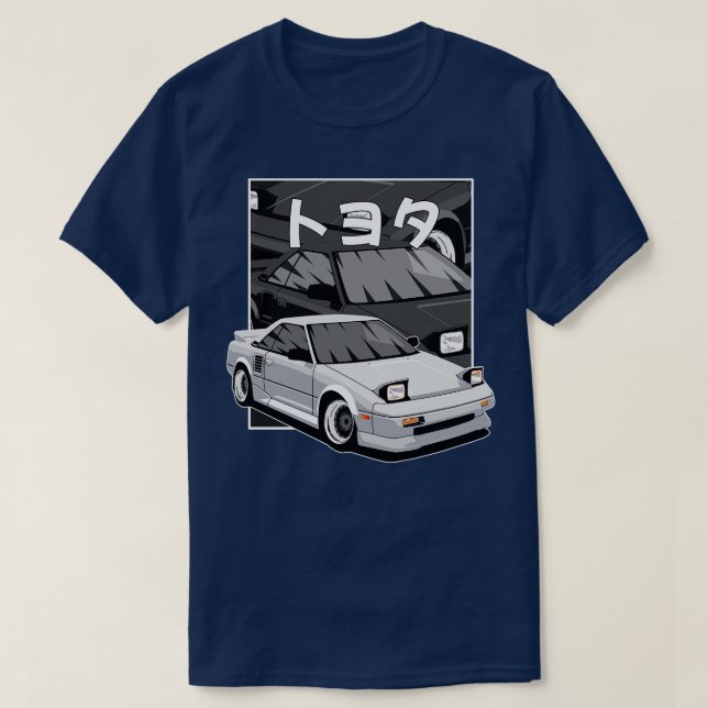 Camiseta Toyota MR2 AW11 3 (Diseño del anverso)