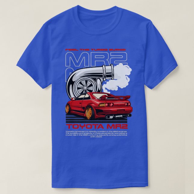 Camiseta Toyota Mr.2 Turbo (Diseño del anverso)