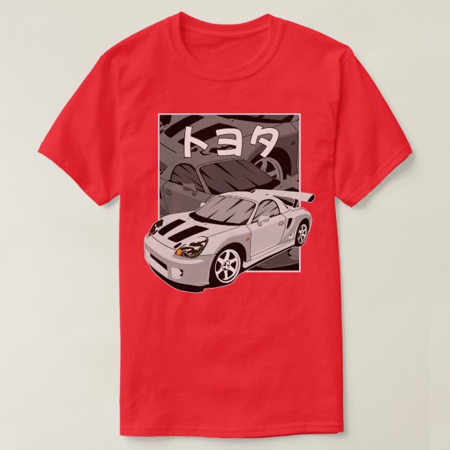 Camiseta Toyota mrs Comics japoneses (Diseño del anverso)