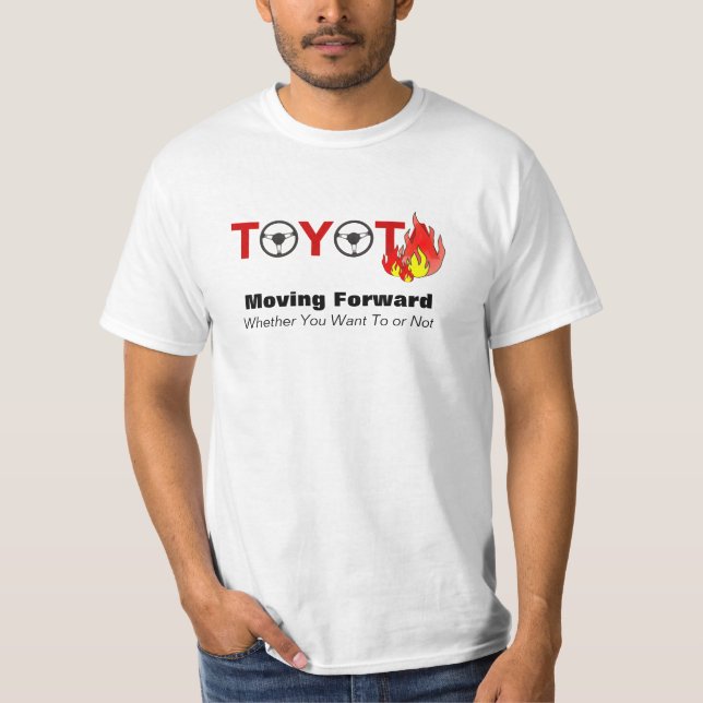 Camiseta Toyota: Mudanza adelante (Anverso)
