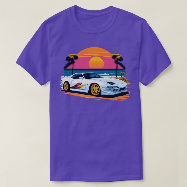Camiseta Toyota retro blanca (Diseño del anverso)