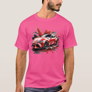 Camiseta Toyota Roja Supra Mk4