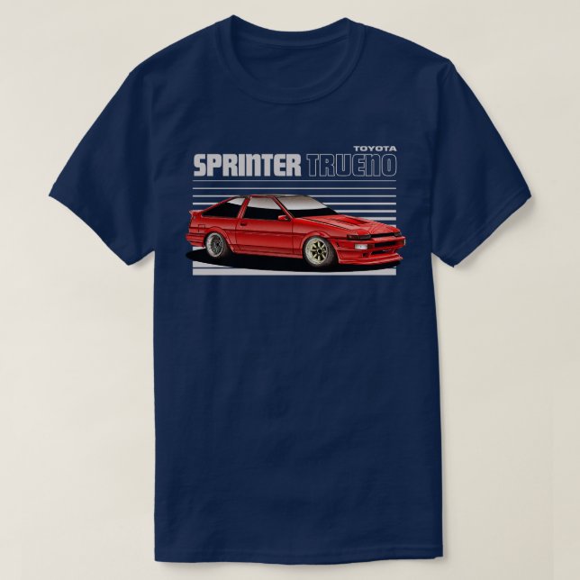 CAMISETA TOYOTA SPRINTER TRUENO (Diseño del anverso)