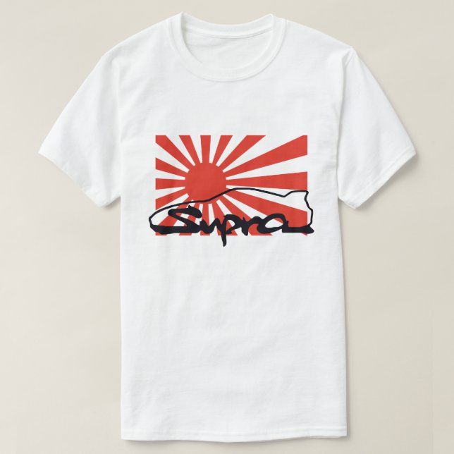 Camiseta Toyota supra (Diseño del anverso)