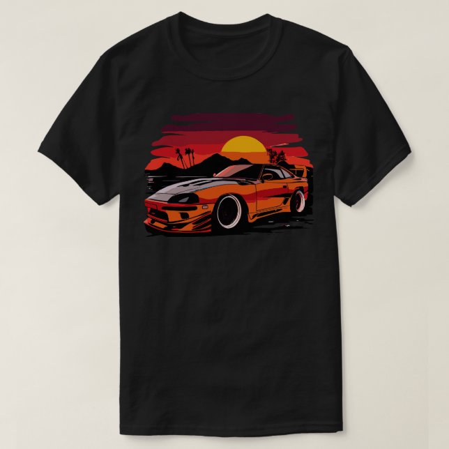 Camiseta Toyota Supra 8 (Diseño del anverso)