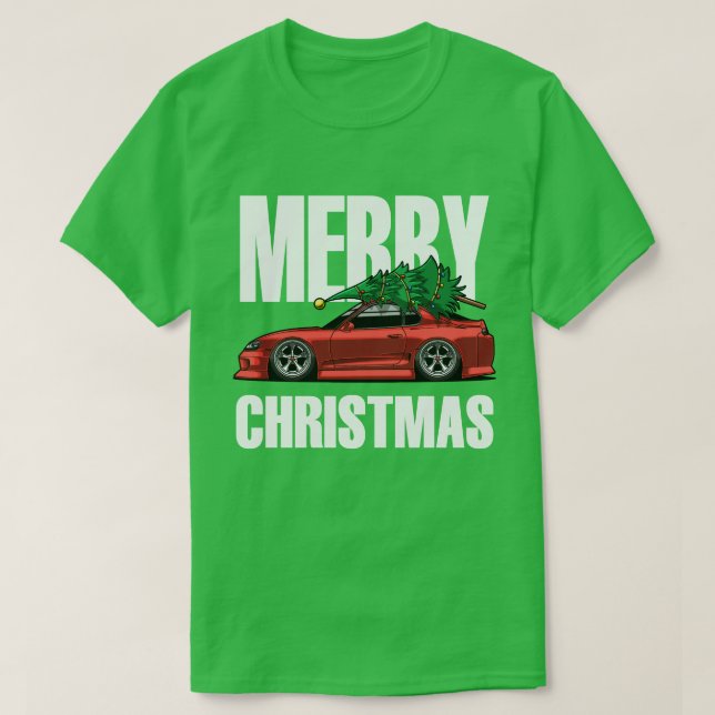 Camiseta Toyota Supra Merry Christmas T-Shirt (Diseño del anverso)