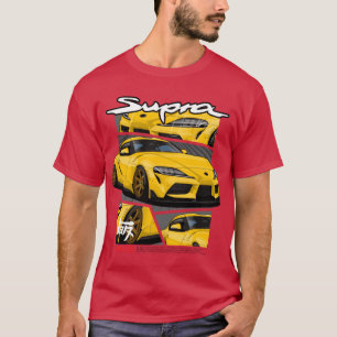 Camiseta Toyota Supra MK5 Amarillo