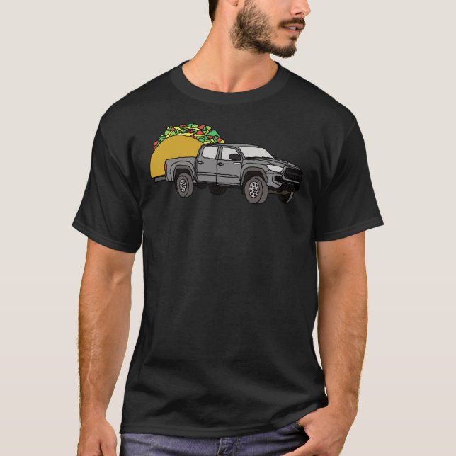 Camiseta Toyota Tacoma Hauling a Taco 4x4 4wd Camión Wheeli (Anverso)