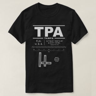 Camiseta TPA T-Shirt del Aeropuerto Internacional de Tampa