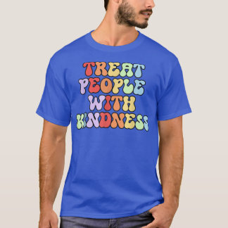 Camiseta TPWK trata a la gente con bondad arcoiris