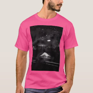 Camiseta Tr3B Artesanía Triangular Ufo Alien Encontrar Arte