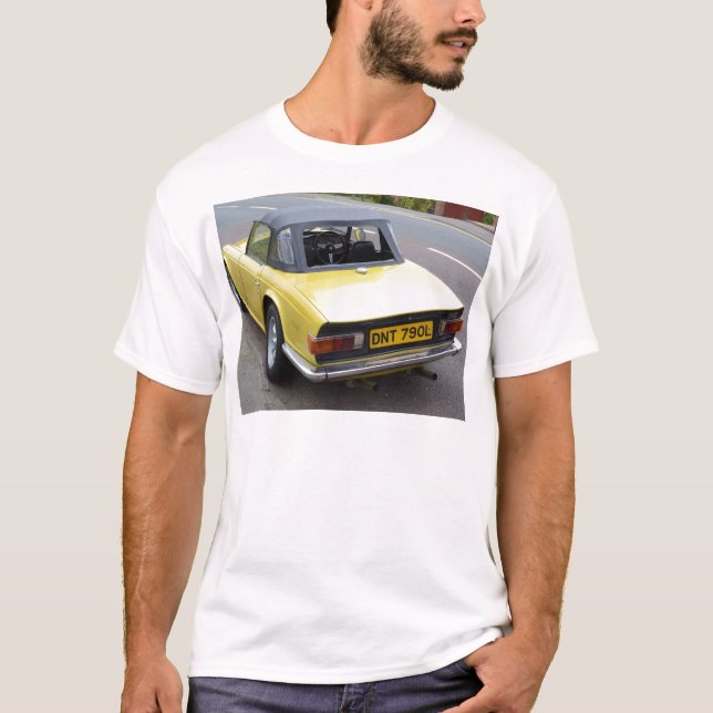 Camiseta TR6 clásico Triumph Sportscar (Anverso)