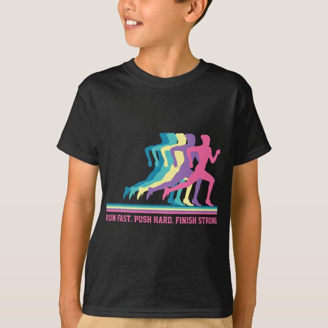 Camiseta Tr motivacional de las mujeres en pista y campo (Anverso)