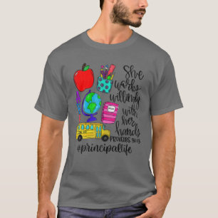 Camiseta Trabaja Con Gusto Con Su Príncipes Cristianos De L