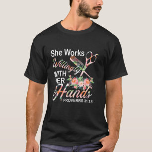 Camiseta Trabaja Con Voluntad Con Sus Manos 31 13 De Cabeza