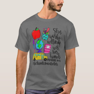 Camiseta Trabaja Con Voluntad Con Sus Manos Y Sus Condes Cr