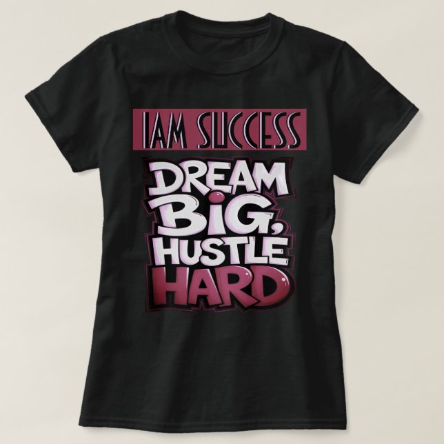 CAMISETA TRABAJA DURO (Diseño del anverso)