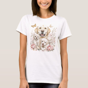 CAMISETA TRABAJADOR AMARILLO RECUPERA PERRO Y SUS PUPAS