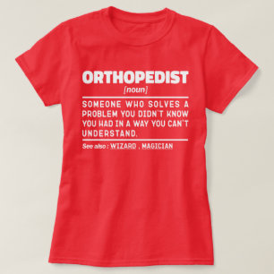 Camiseta Trabajador asistente de quiropráctico ortopedista