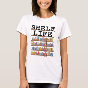 Camiseta Trabajador auxiliar de biblioteca de Shelf Life