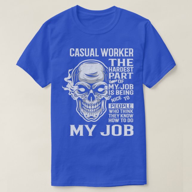 Camiseta Trabajador Casual (Diseño del anverso)