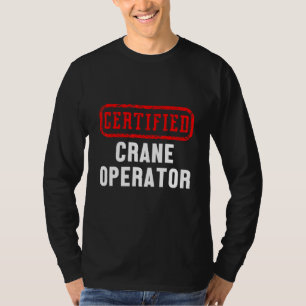 Camiseta Trabajador certificado del sitio de construcción d