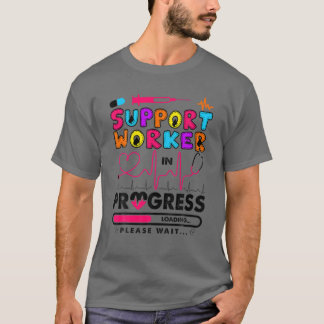 Camiseta Trabajador De Apoyo En Curso En El Futuro De Enfer