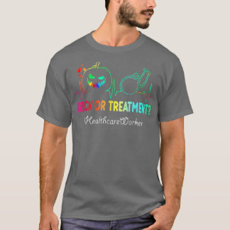 Camiseta Trabajador de Atención Médica Tramposo O Tratamien