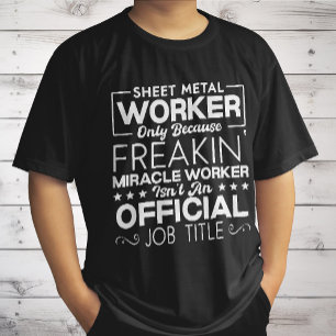 Camiseta Trabajador de chapa reparador de broma divertida c