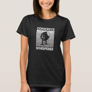 Camiseta Trabajador de concreto de construcción de Whispere