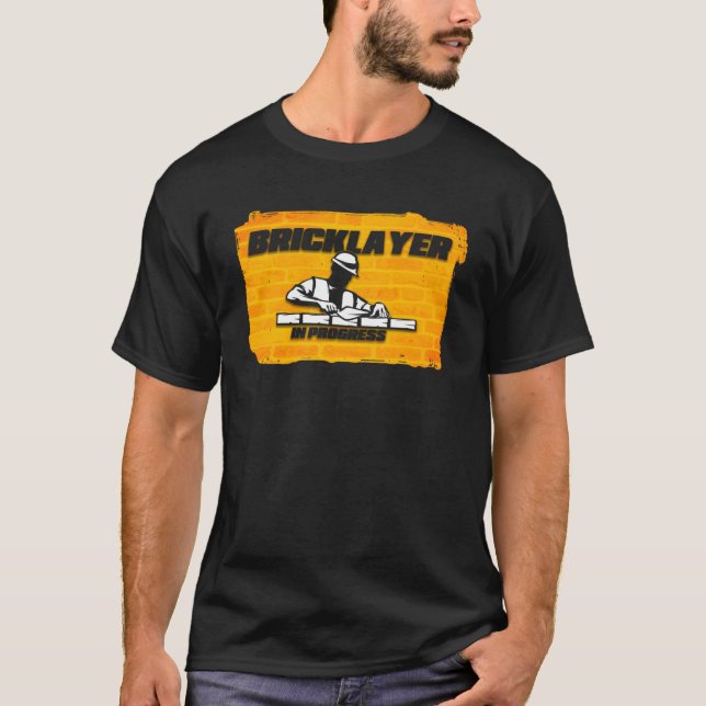 Camiseta Trabajador de construcción de mampostería (Anverso)
