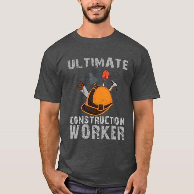 Camiseta Trabajador de construcción definitivo (Anverso)
