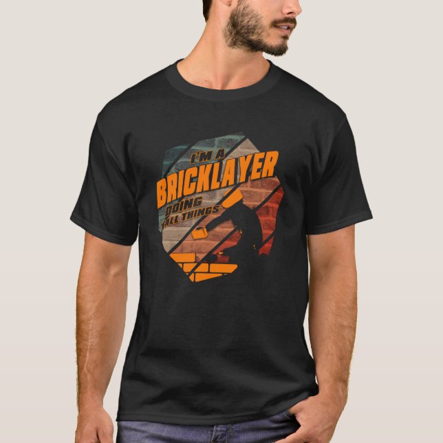 Camiseta Trabajador de construcción del maestro de construc (Anverso)