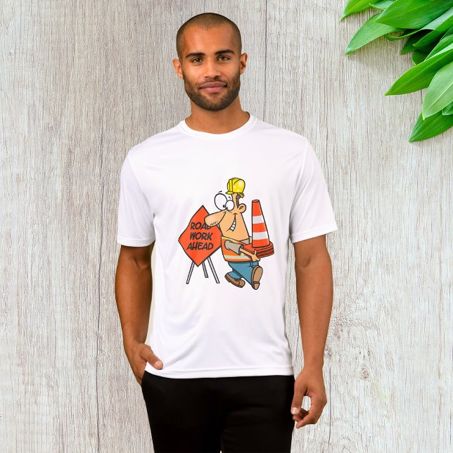 Camiseta Trabajador de construcción divertida por carretera (Subido por el creador)